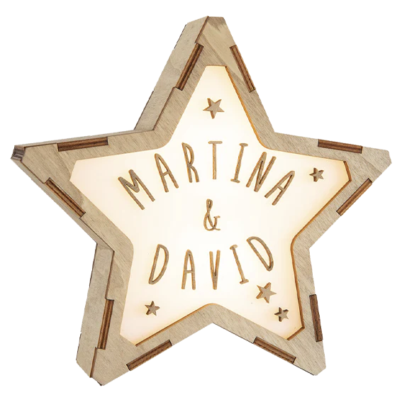 Lampe Étoile Personnalisée