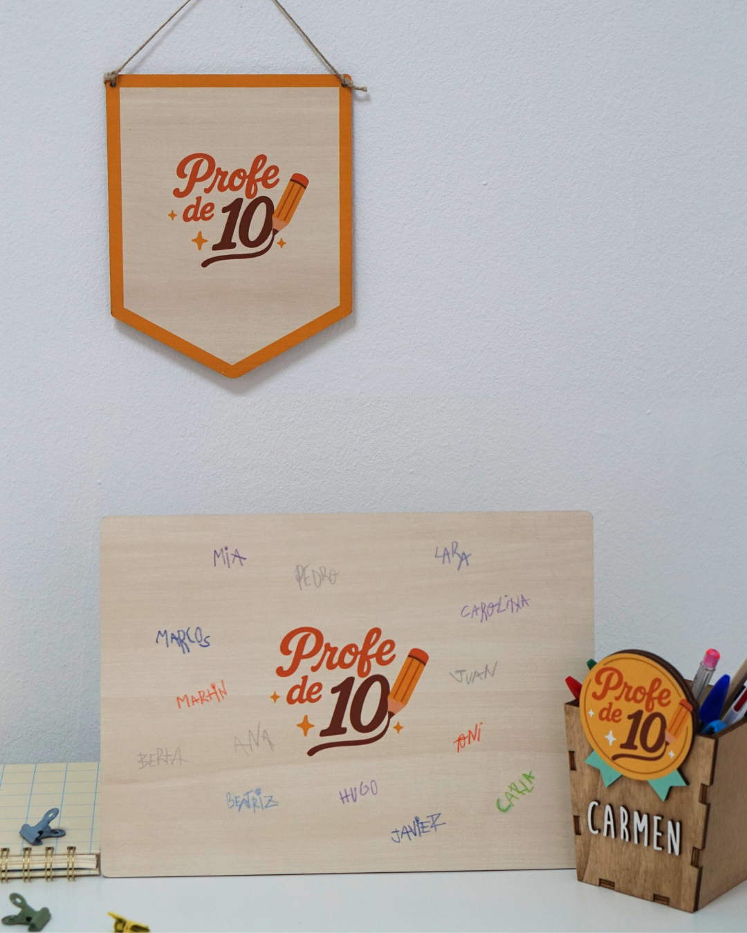 Portalápices Personalizado “Profe de 10”
