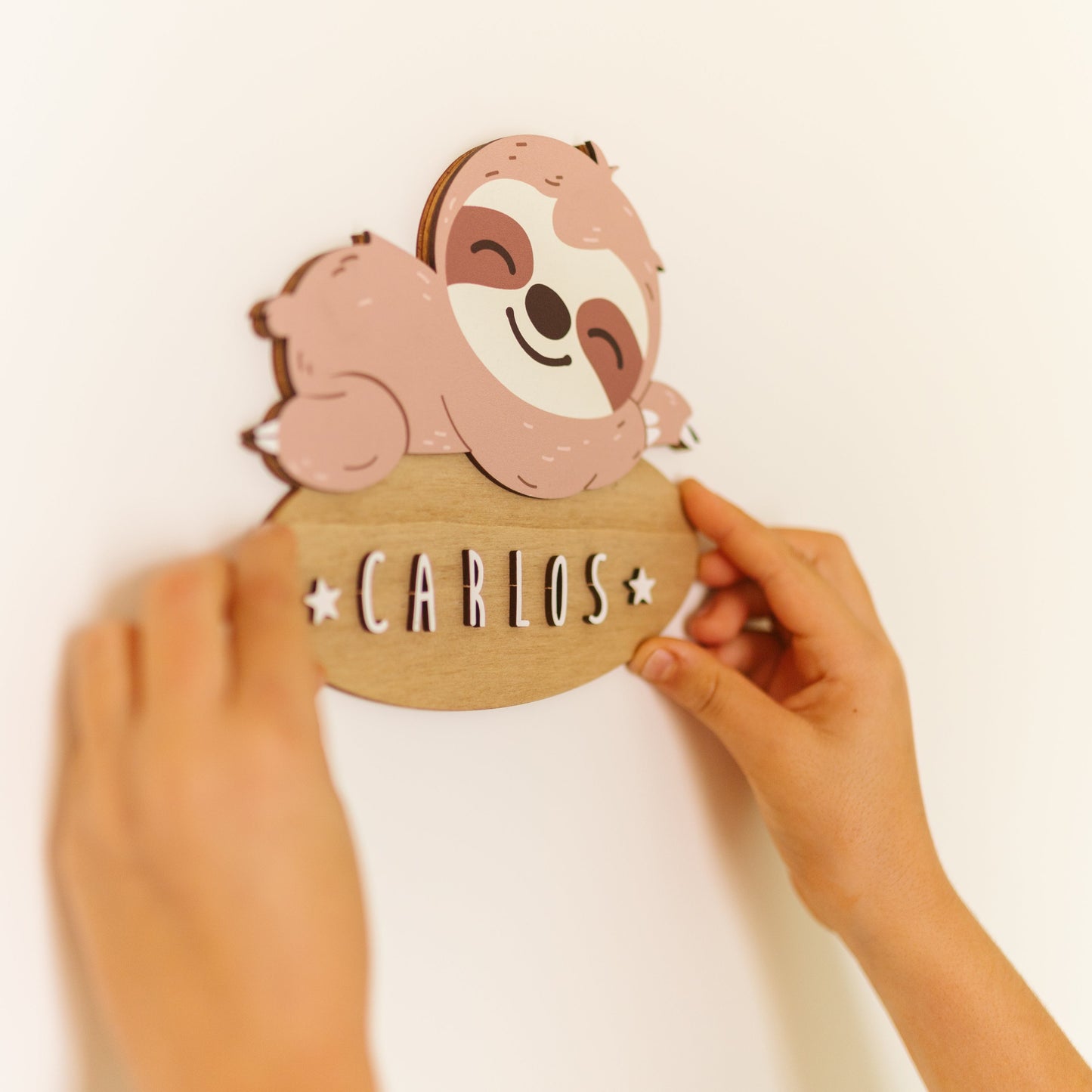 Placa Decorativa personalizada PEREZOSO