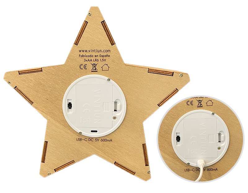 Personalized Star Lamp Butterflies