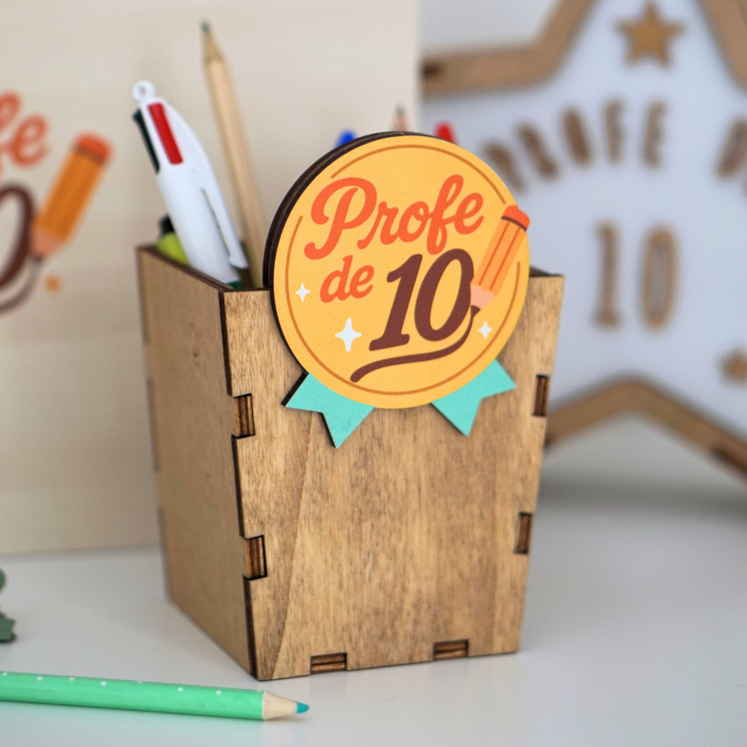 Portalápices Personalizado “Profe de 10”