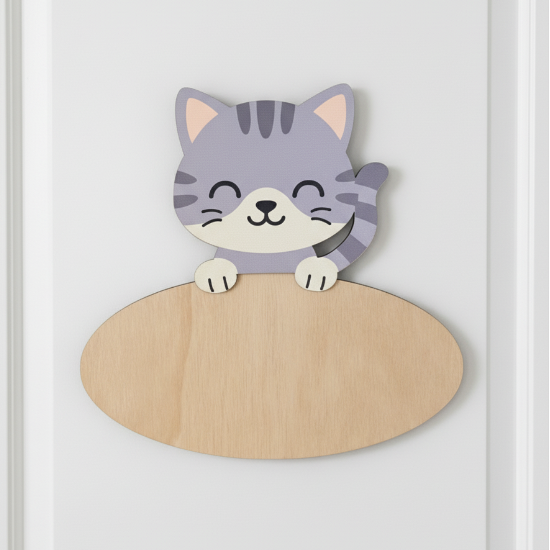 Placa Decorativa personalizada GATO