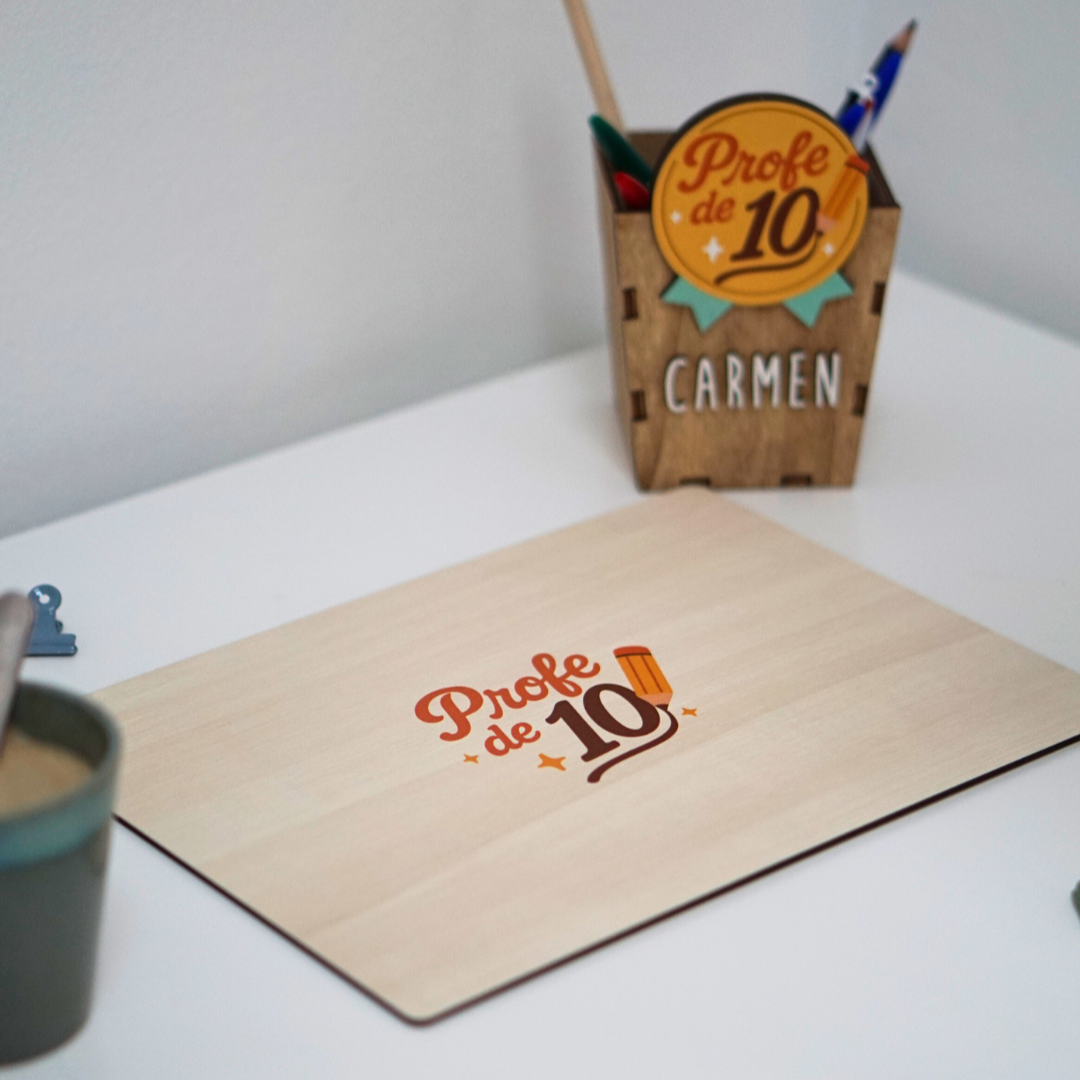 Regalos profesores - tarjeta