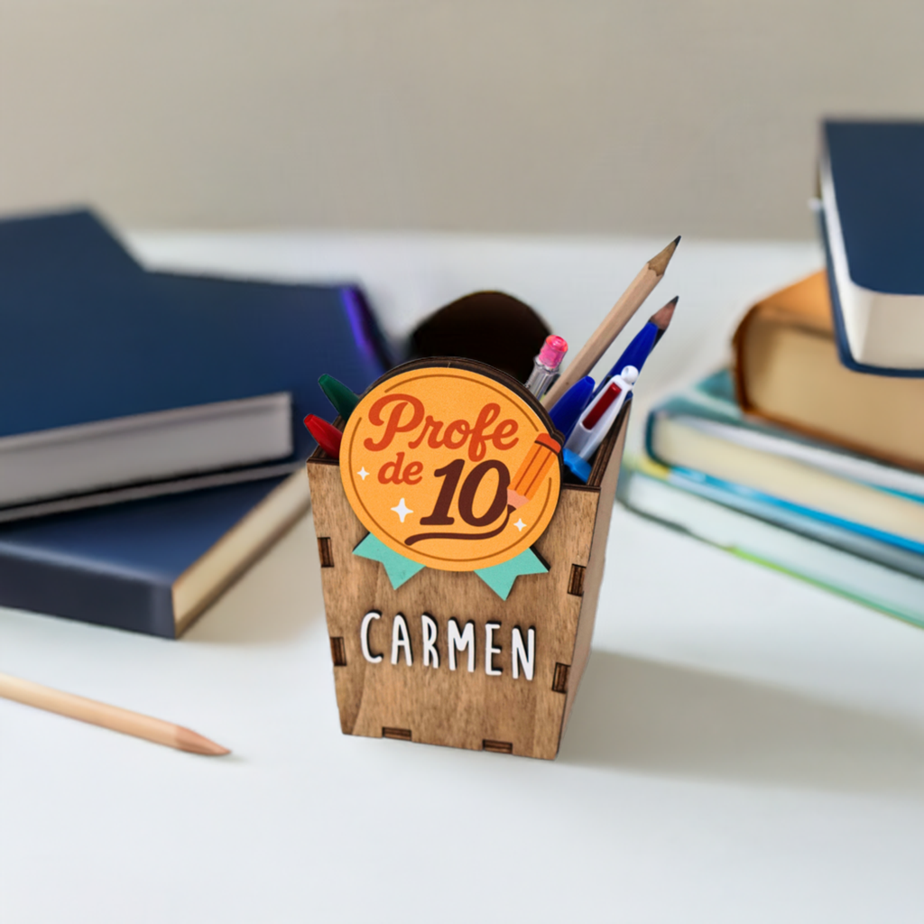 Portalápices Personalizado “Profe de 10”