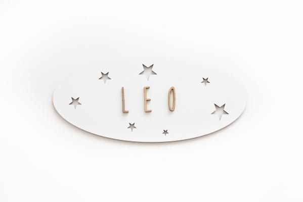 Placa adhesiva personalizada ESTRELLAS - Vintiun