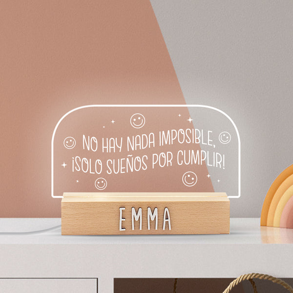 Lampe de table Il n'y a rien d'impossible