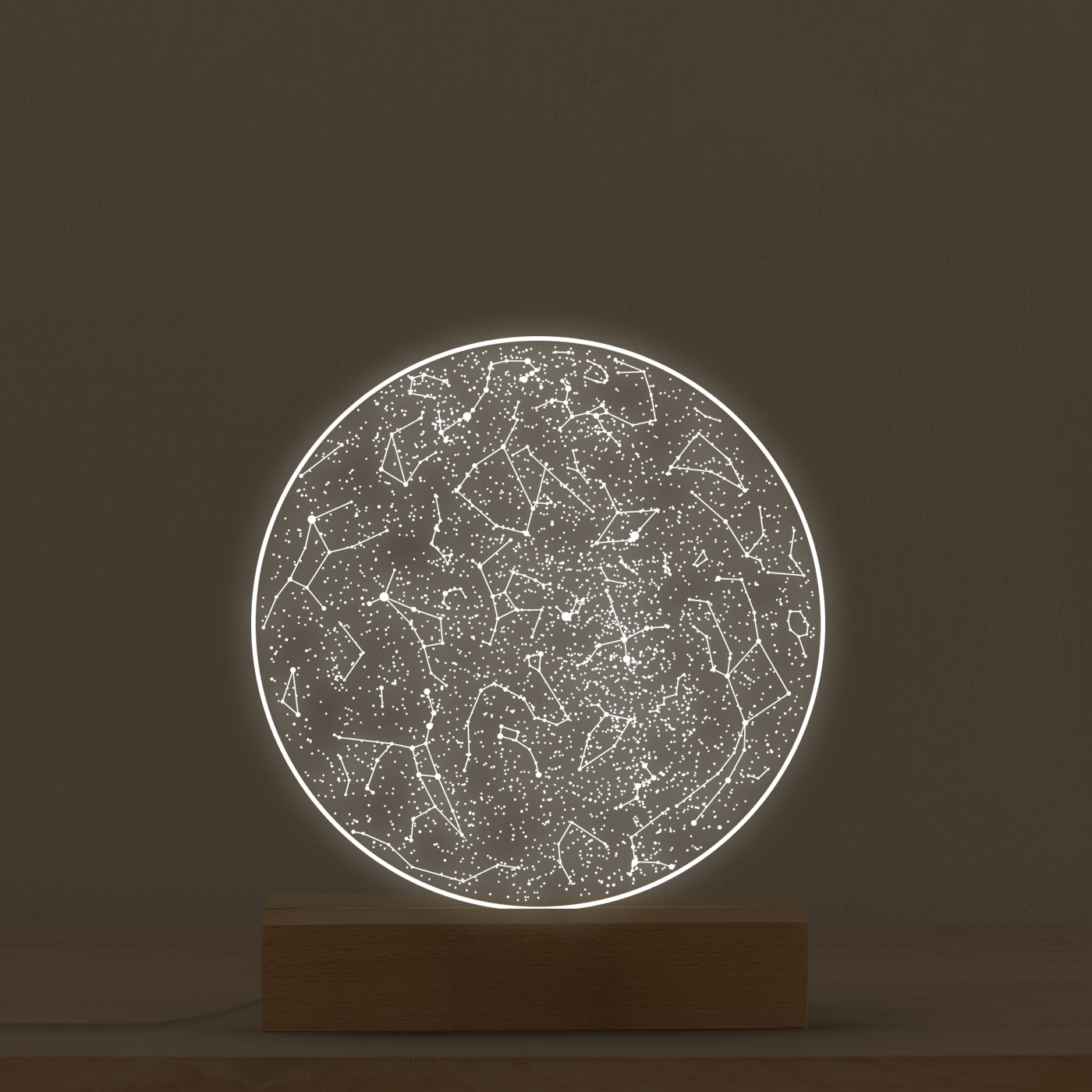 Personalized Star Map Lamp Only 