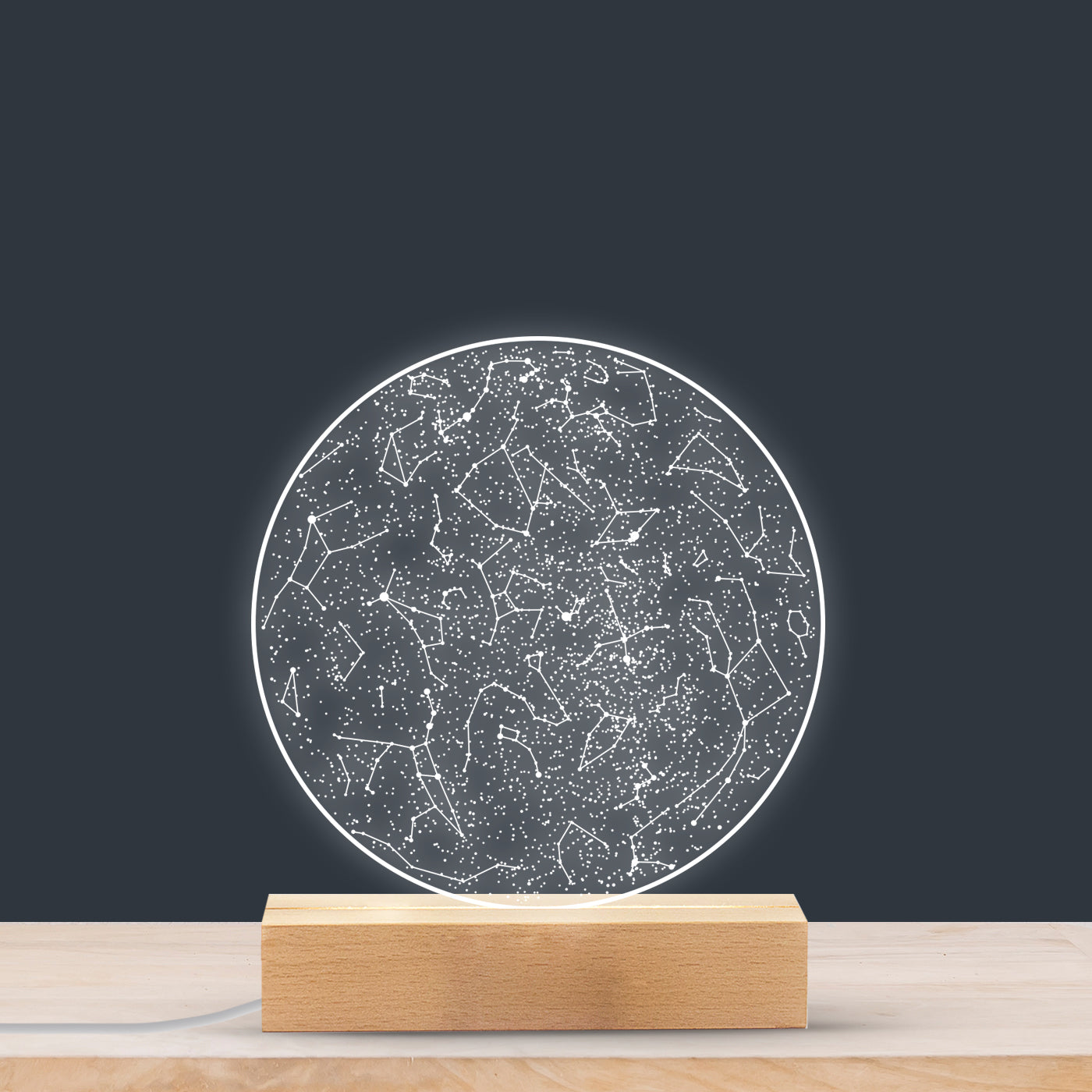 Personalized Star Map Lamp Only 