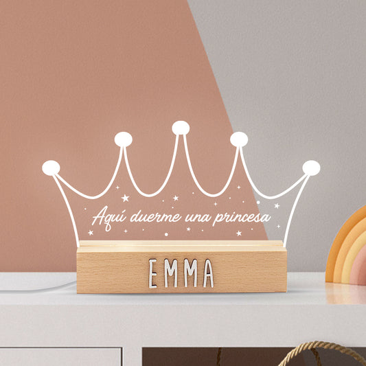 Princess Crown Table Lamp