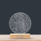 Personalized Star Map Lamp Only 