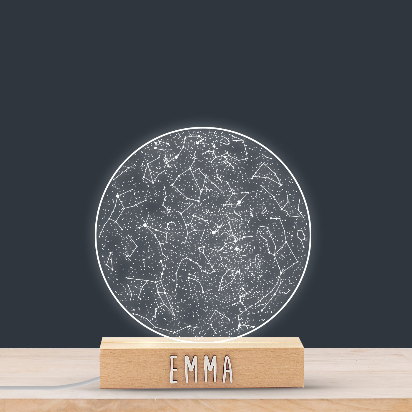 Personalized Star Map Lamp Only 