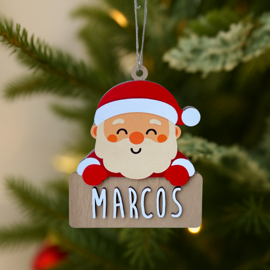 Adorno de Navidad personalizado - Papá Noel
