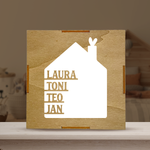 Caja de Luz Personalizada Familia