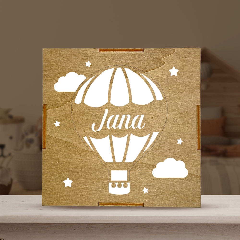 Caja de Luz Personalizada Globo