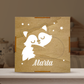 Personalized Light Box Fox
