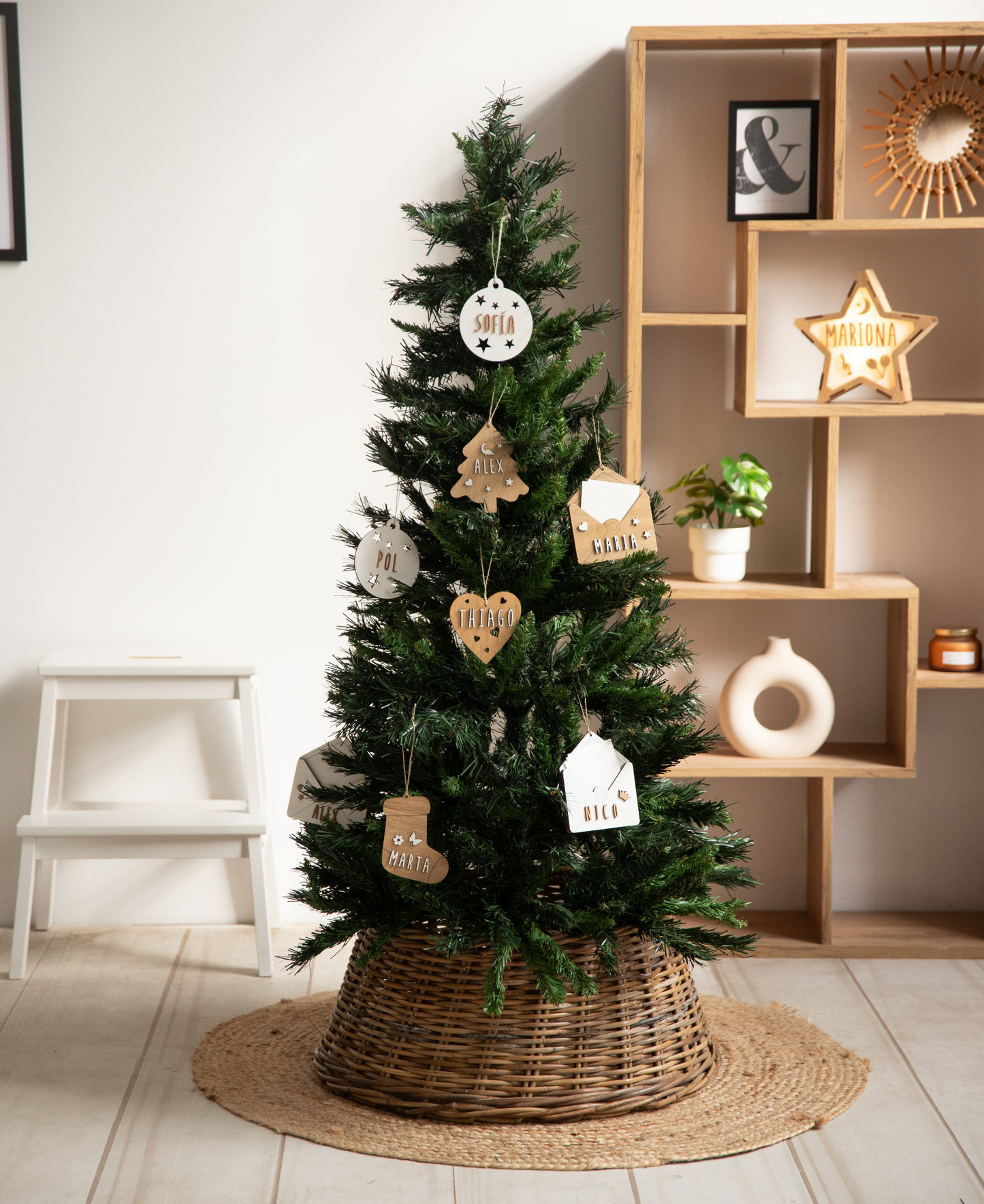 Personalized Wooden Envelope Ornament