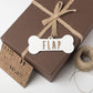 Personalized White Bone Ornament