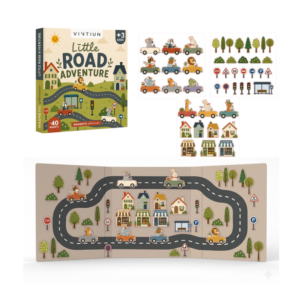 Libro de imanes carreteras