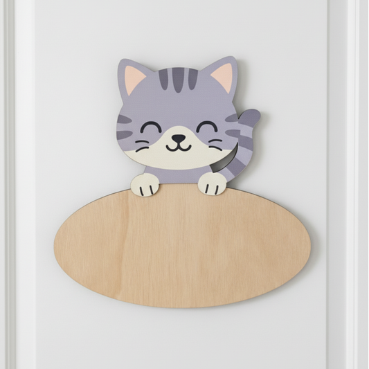 Placa Decorativa personalizada GATO