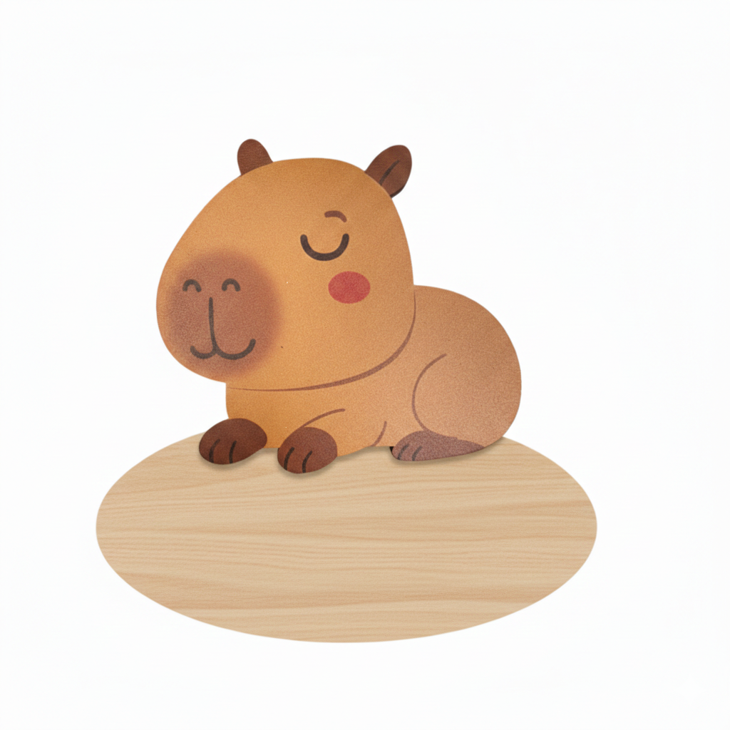 Placa Decorativa personalizada CAPIBARA