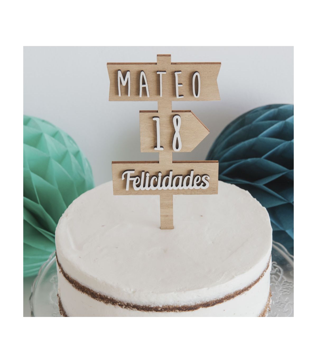 Cake Topper - Señalización de direcciones