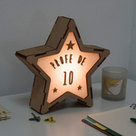 Couronne et étoiles de lampe étoile personnalisées