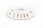 Placa adhesiva personalizada CORONA & ESTRELLAS - Vintiun