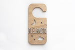 Placa Pomo Puerta Personalizada NOCHE - Vintiun