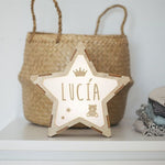 Lámparas Estrella Personalizada Corona / Osito / Estrellas - Vintiun