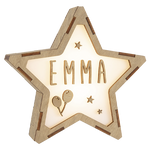 Lámparas Estrella Personalizada Globos & Estrellas - Vintiun