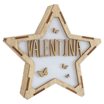 Lámparas Estrella Personalizada Mariposas - Vintiun