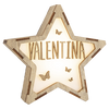 Lámpara Estrella Personalizada Mariposas