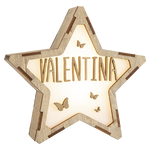 Lámparas Estrella Personalizada Mariposas - Vintiun