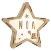 Lámpara Estrella Personalizada Osito / Globo / Estrellas