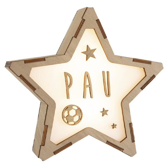 Lámparas Estrella Personalizada Pelota - Vintiun