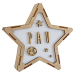 Lámparas Estrella Personalizada Pelota - Vintiun