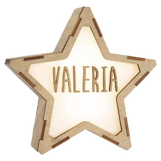 Lámparas Estrella Personalizada Nombre - Vintiun