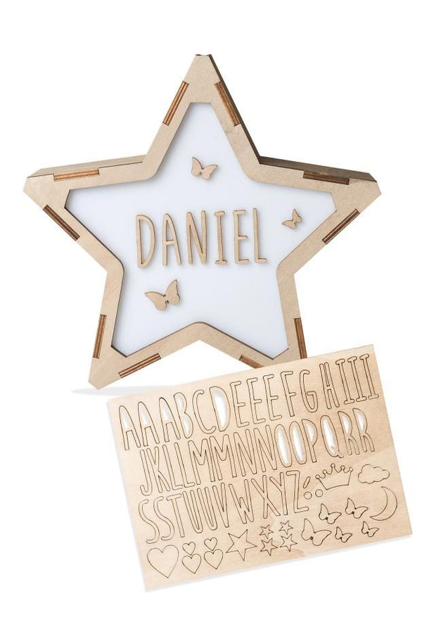 Lámpara quitamiedos Estrella PERSONALIZABLE - Vintiun