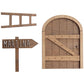 Puerta Ratoncito Pérez personalizada de madera - Vintiun