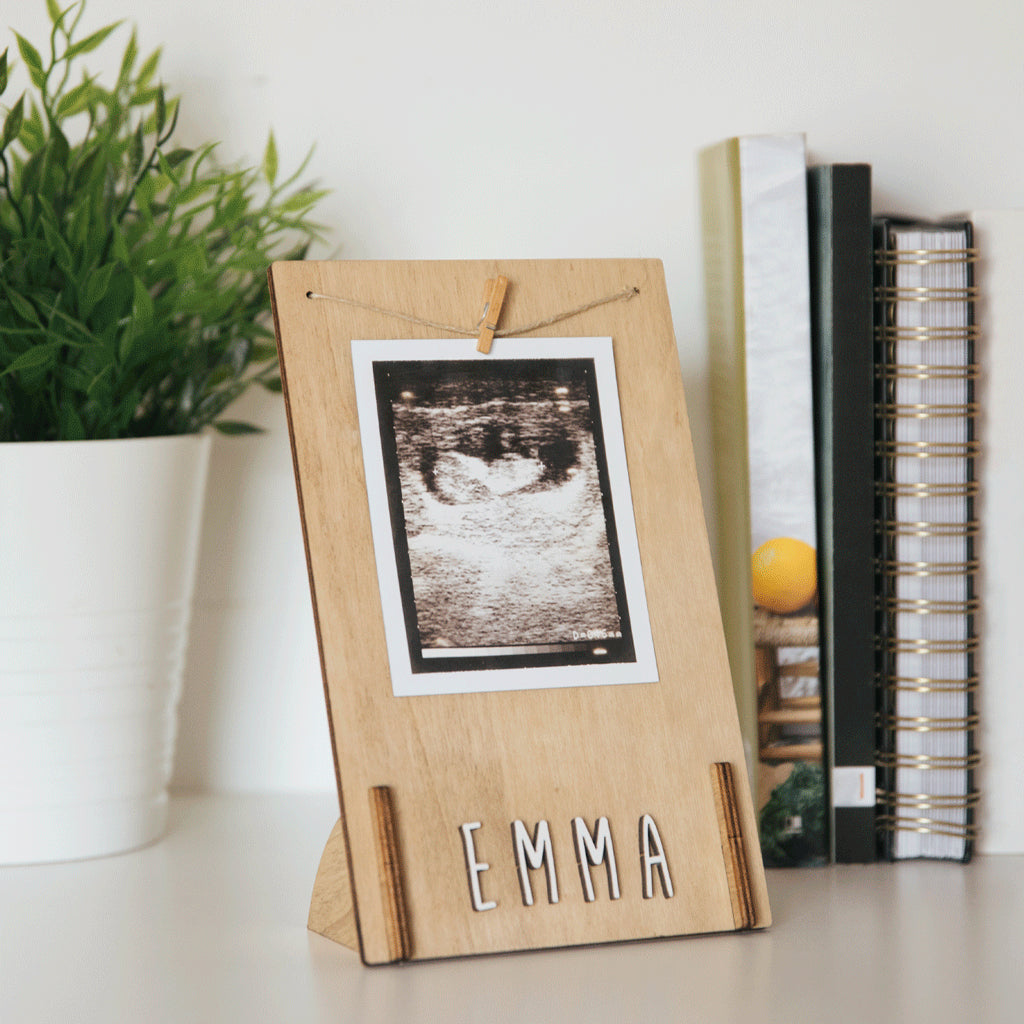 Cadre Photo Personnalisé Avec Photo Cadre Photo Chêne 15X20 Cm Personnalisé  Avec Photo-Cadre En Bois Véritable Avec Vitre Ac[H4708]