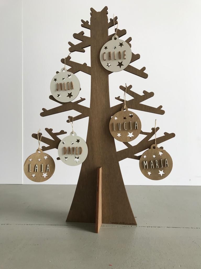 Árbol de Navidad de Madera Abeto - Vintiun