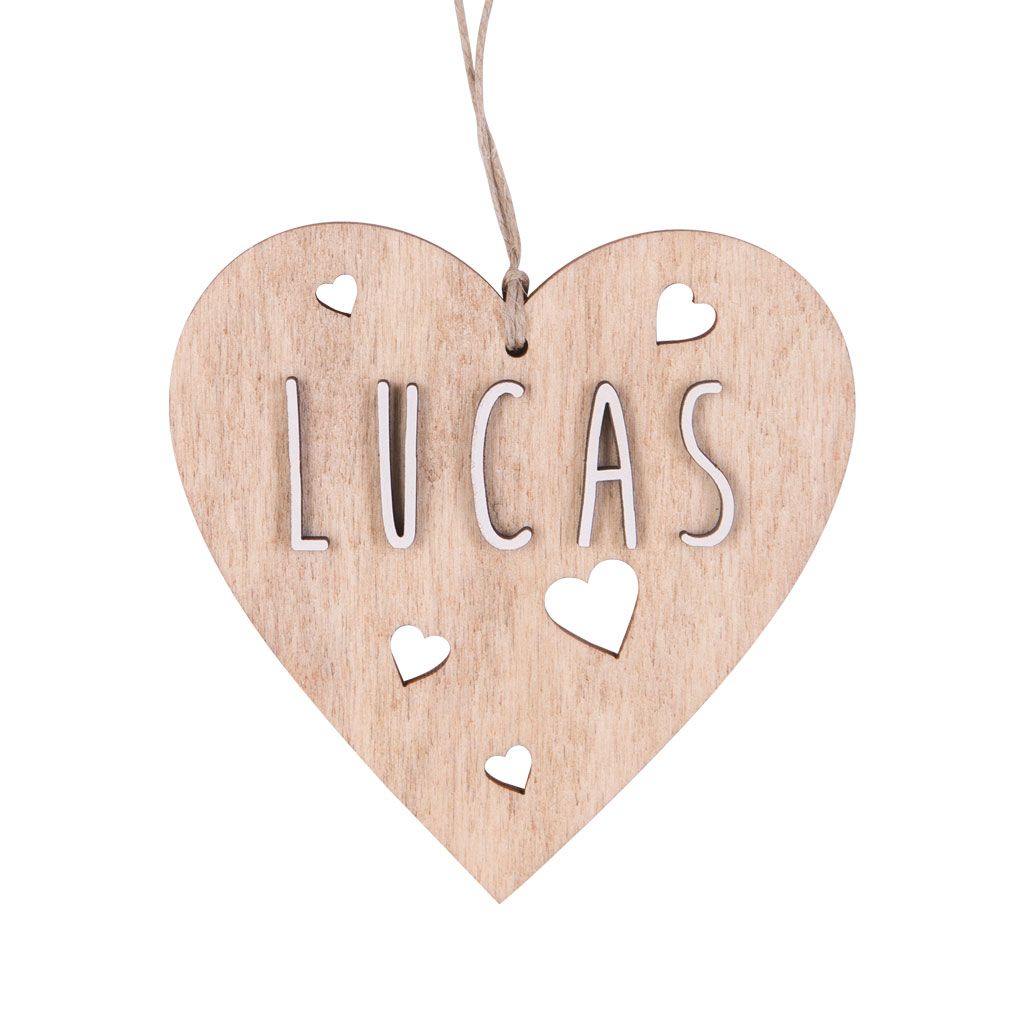 Corazones de Madera Personalizados con Nombre – Vintiun